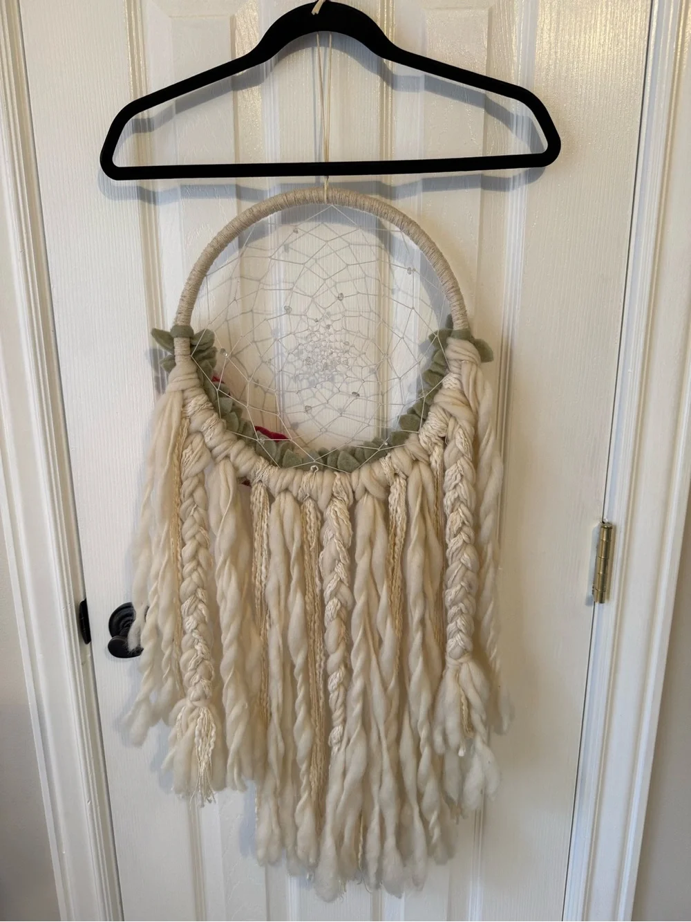 Handmade Yarn and Felt Dreamcatcher